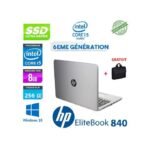 Hp ULTRAPORTABLE HP 840 G3 i5 6ÉME GÉNÉRATION + CARTABLE GRATUIT - Remise à neuf – Image 2