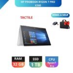 Hp Pc Portable x360 ProBook 435 G8 Ryzen 7 Pro 5850U RAM 32Go DDR4 1Tb SSD QWERTY Tactile