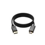 Câble adaptateur Display Port DP mâle vers HDMI 1.8M, pour PC portable, TV HD 4K