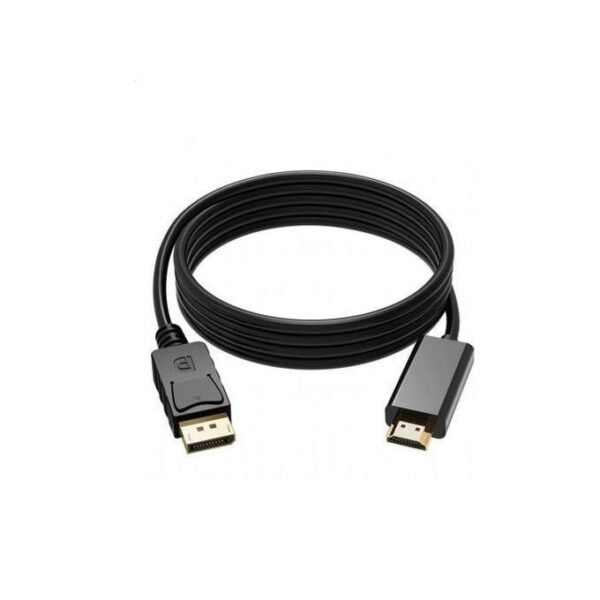 Câble adaptateur Display Port DP mâle vers HDMI 1.8M, pour PC portable, TV HD 4K
