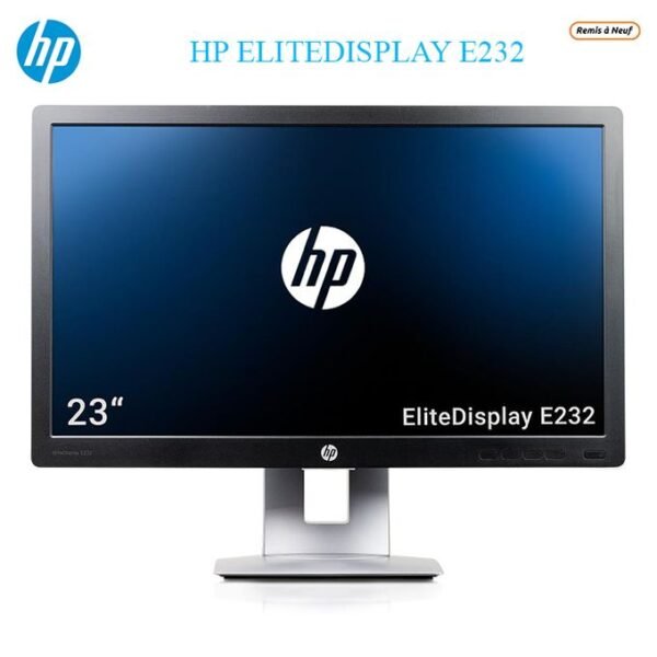 Hp EliteDisplay E232 Écran pc 23" LED IPS Full HD 1920 x 1080 à 60 Hz - Remis à Neuf