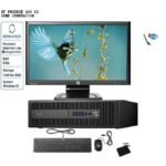 PC Bureau Complet – intel Pentium G4400 3.30ghz 6éme Génération - 8Go RAM - 128Go SSD - Écran 20”