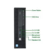 ProDesk 600 G2 SFF Intel Pentium G4400 - RAM 8Go DDR4 - SSD 128Go - Remis a neuf – Image 2